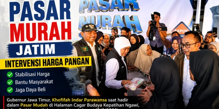 Pasar Murah Jatim Intervensi Harga Pangan