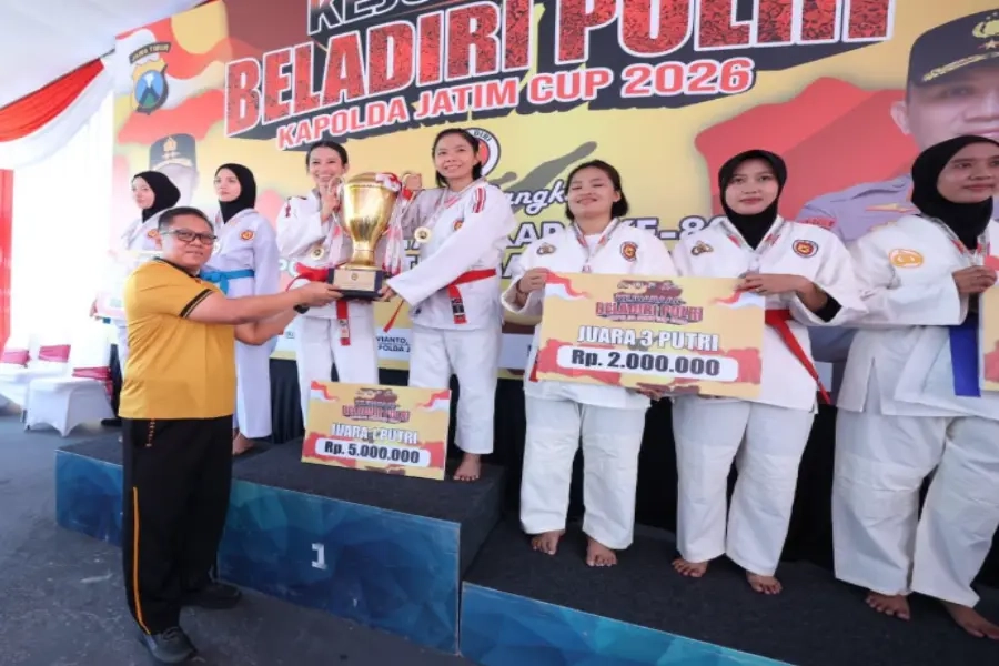 Polres Kediri Sapu Bersih, Raih Juara Umum Beladiri