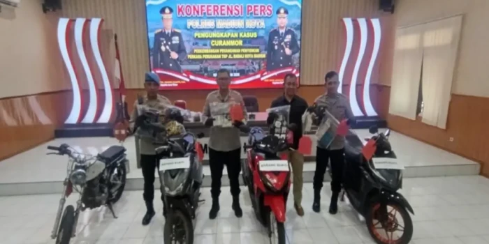 Residivis Curanmor Dibekuk, Tiga Motor Diamankan