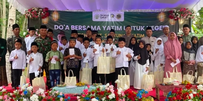 Taman Zakat Libatkan Yatim Doakan Keselamatan Indonesia