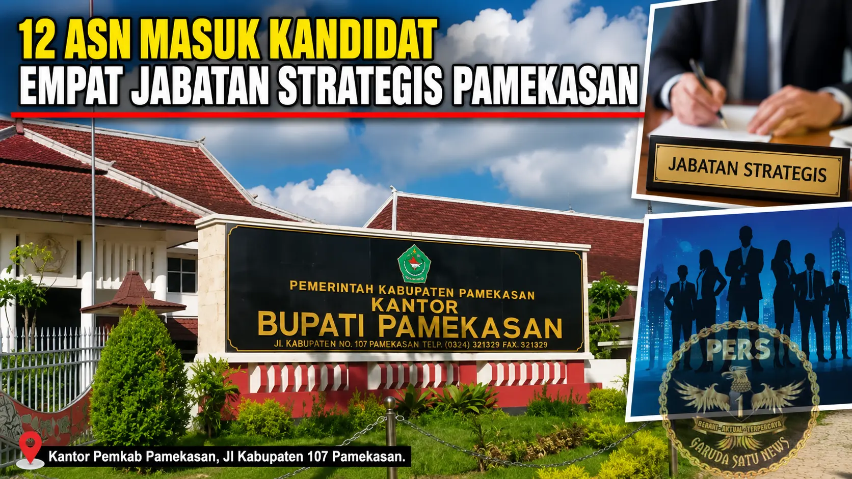 12 ASN Masuk Kandidat Empat Jabatan Strategis Pamekasan