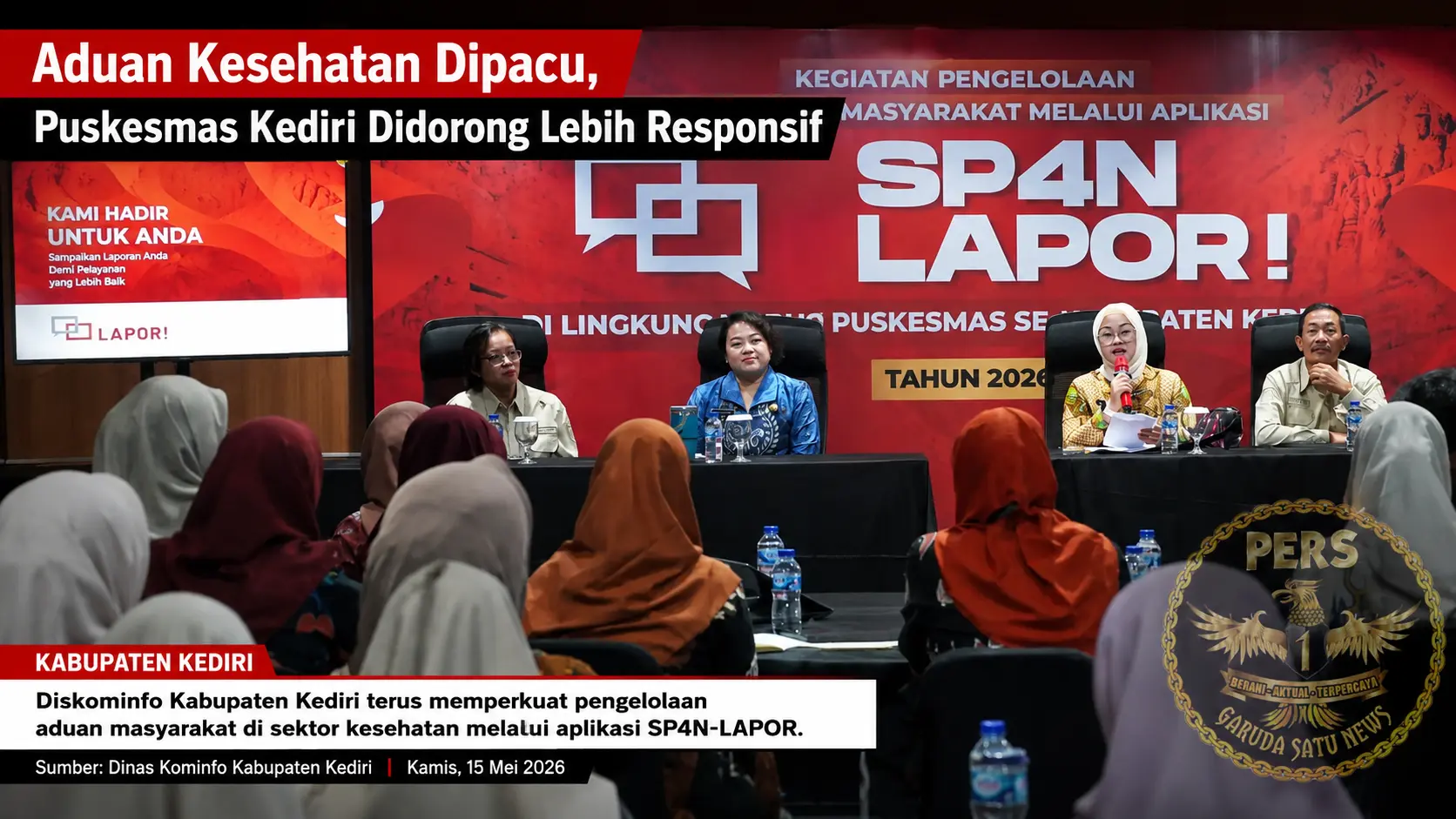 Aduan Kesehatan Dipacu, Puskesmas Kediri Didorong Lebih Responsiif