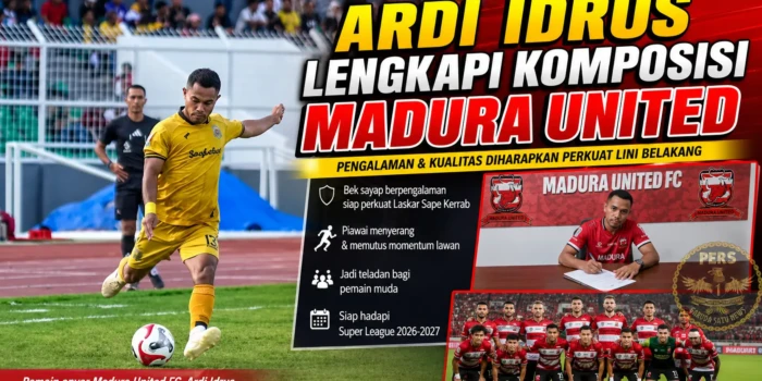 Ardi Idrus Lengkapi Komposisi Madura United