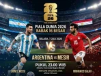 Argentina Bidik Perempat Final, Mesir Kejar Kejutan Argentina Bidik Perempat Final, Mesir Kejar Kejutan