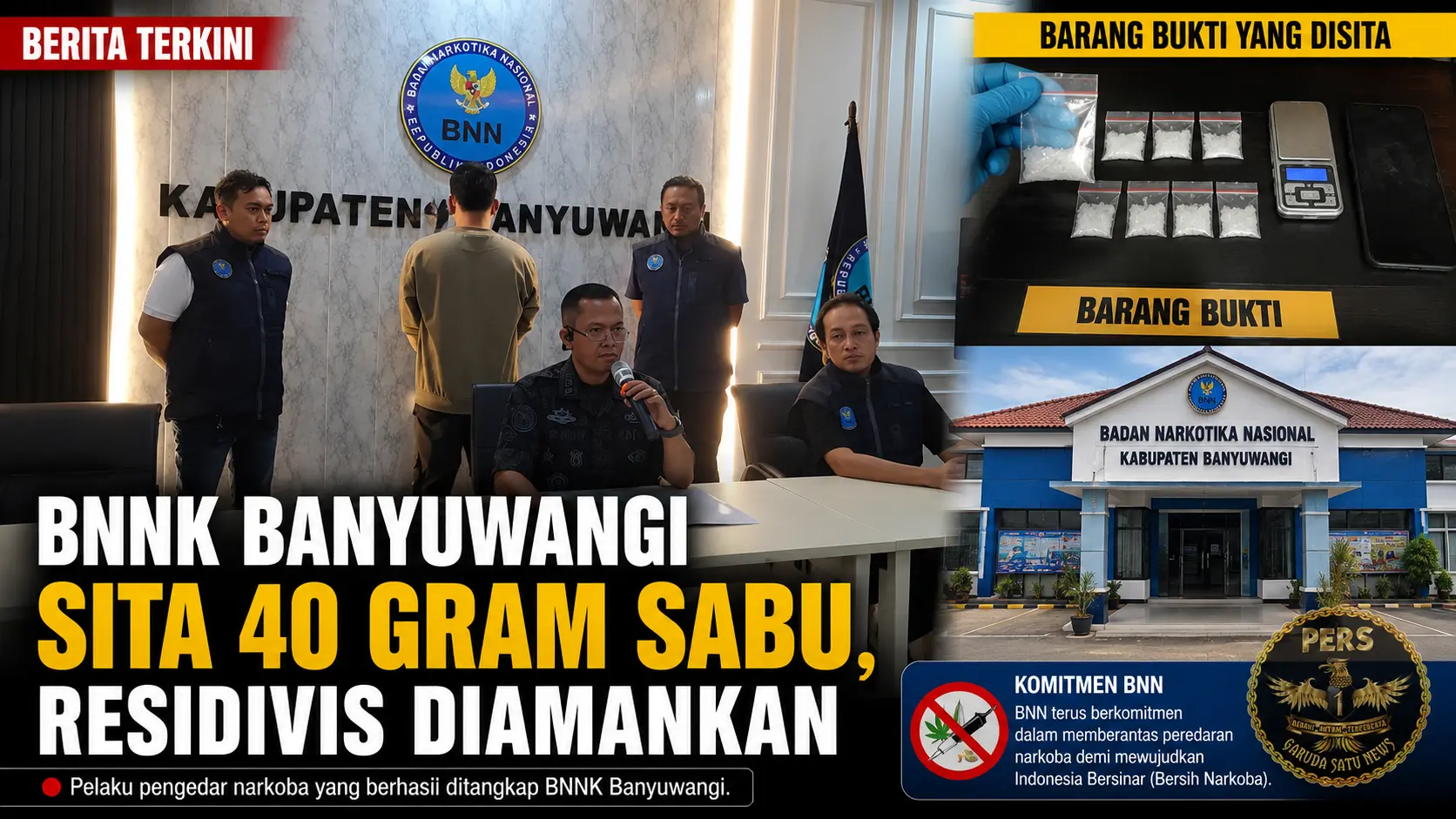 BNNK-Banyuwangi-Sita-40-Gram-Sabu-Residivis-Diamankaan
