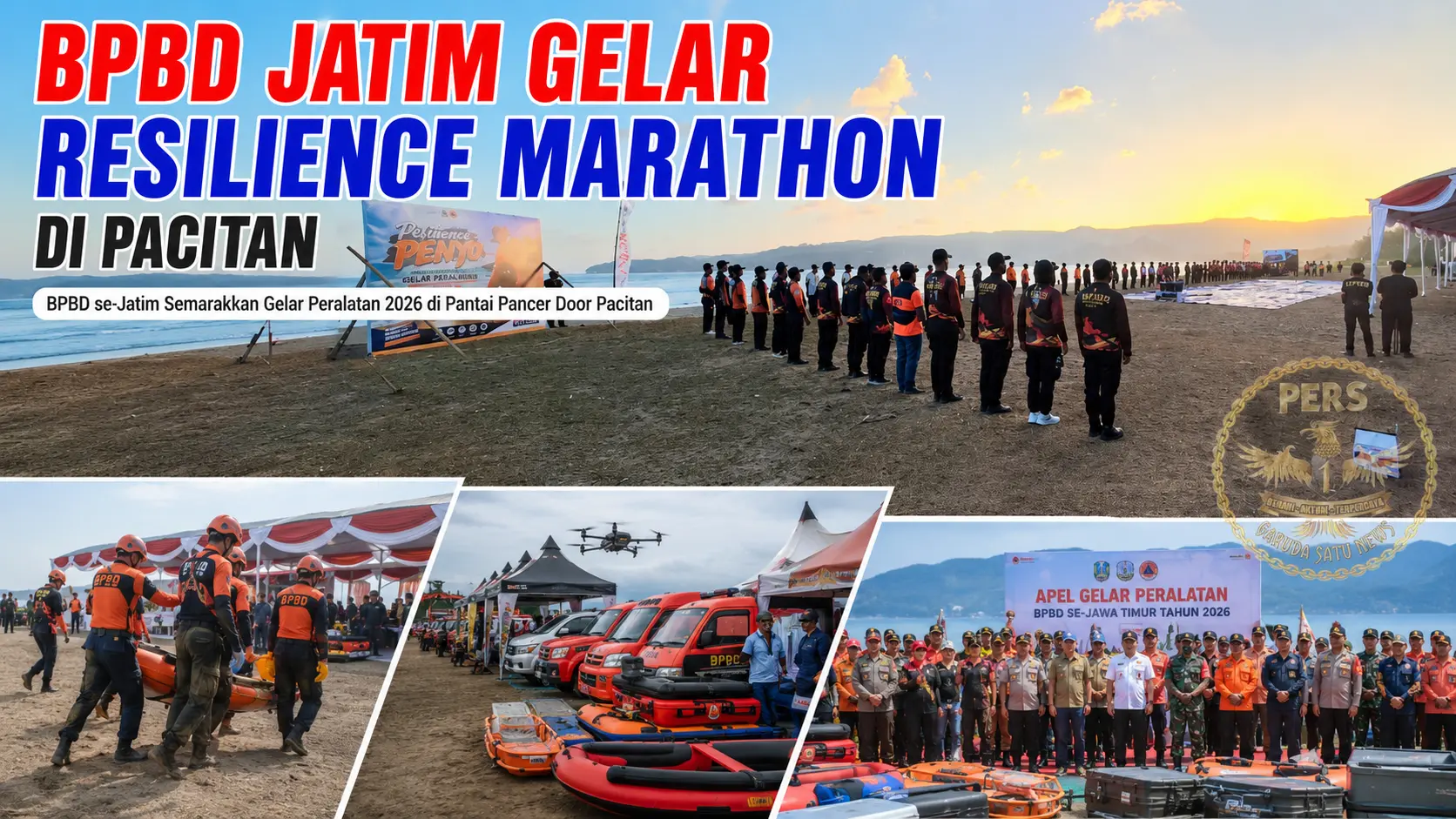 BPBD Jatim Gelar Resilience Marathon di Pacitaan