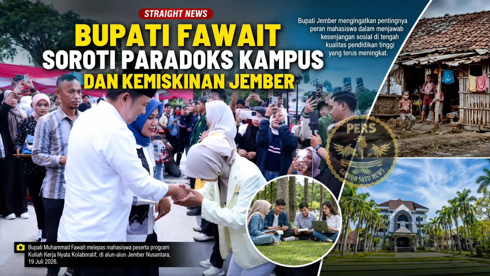 Bupati Fawait Soroti Paradoks Kampus dan Kemiskinan Jembeer