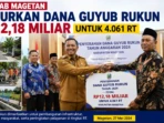 Dana Guyub Rukun Rp12,18 Miliar Mulai Disalurkan ke 4.061 RT Dana Guyub Rukun Rp12,18 Miliar Mulai Disalurkan ke 4.061 RT