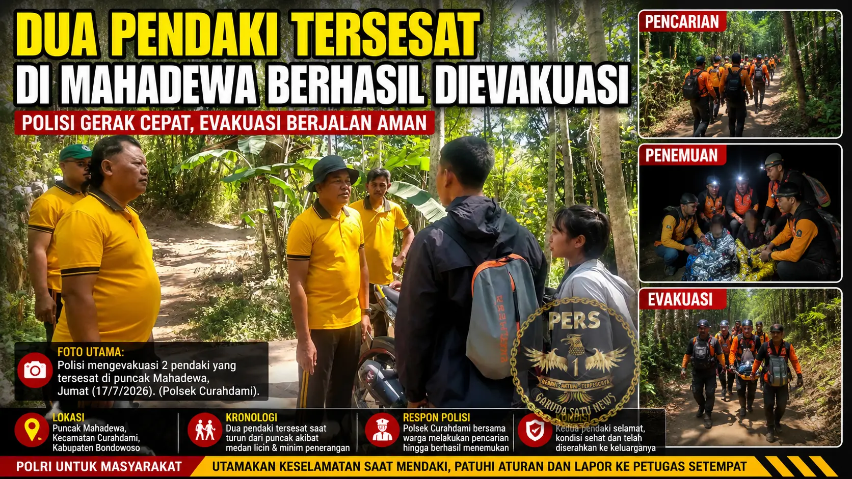 Dua-Pendaki-Tersesat-di-Mahadewa-Berhasil-Dievakuasi