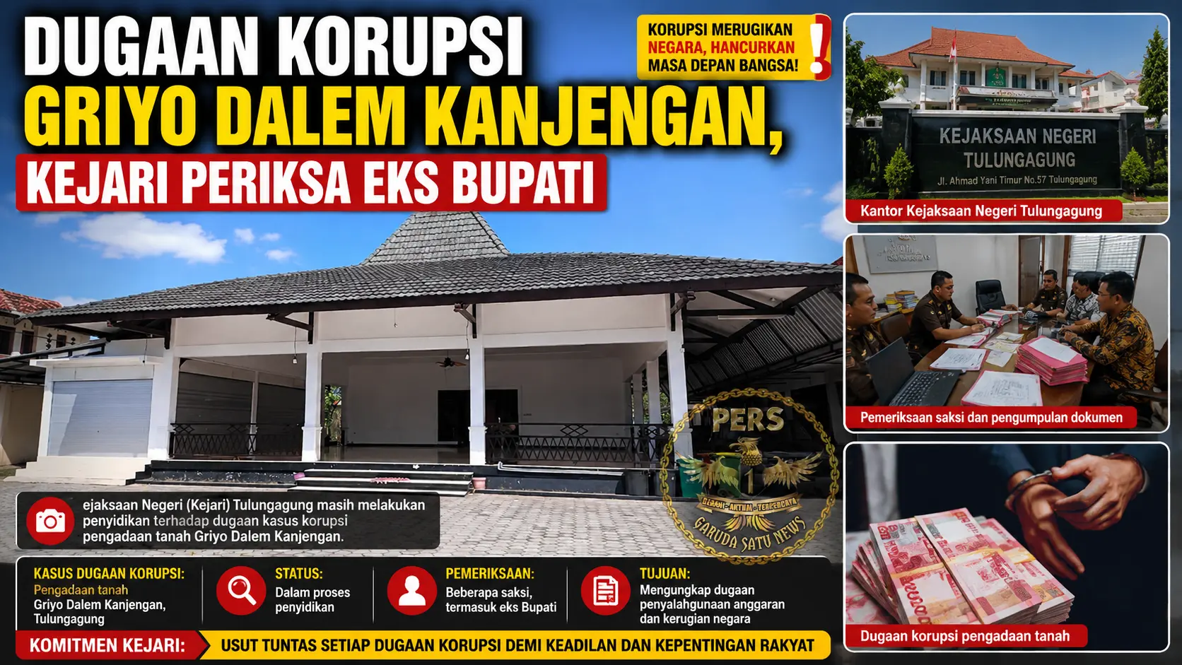 Dugaan-Korupsi-Griyo-Dalem-Kanjengan-Kejari-Periksa-Eks-Bupati