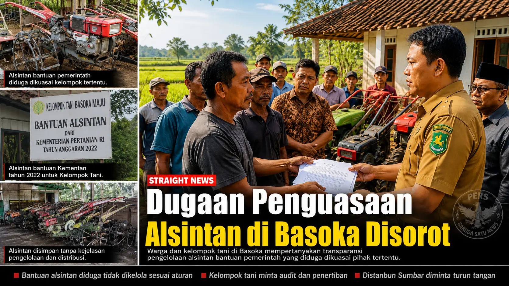 Dugaan-Penguasaan-Alsintan-di-Basoka-Disorot