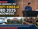 Fraksi Demokrat-PKS Soroti Kinerja APBD 2025 Bondowoso