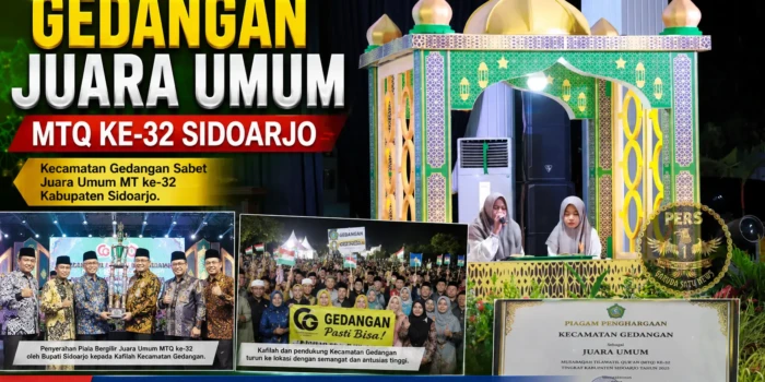Gedangan Juara Umum MTQ ke-32 Sidoarjoo Gedangan Juara Umum MTQ ke-32 Sidoarjoo