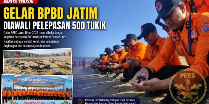 Gelar BPBD Jatim Diawali Pelepasan 500 Tukiik