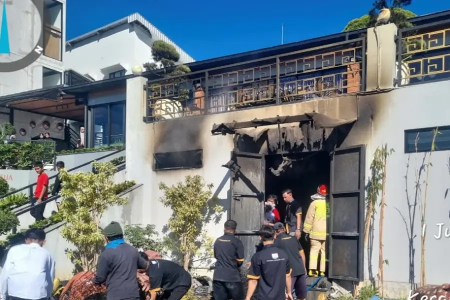 Gudang Hotel Kintamani Terbakar, Polisi Selidiki Penyebab