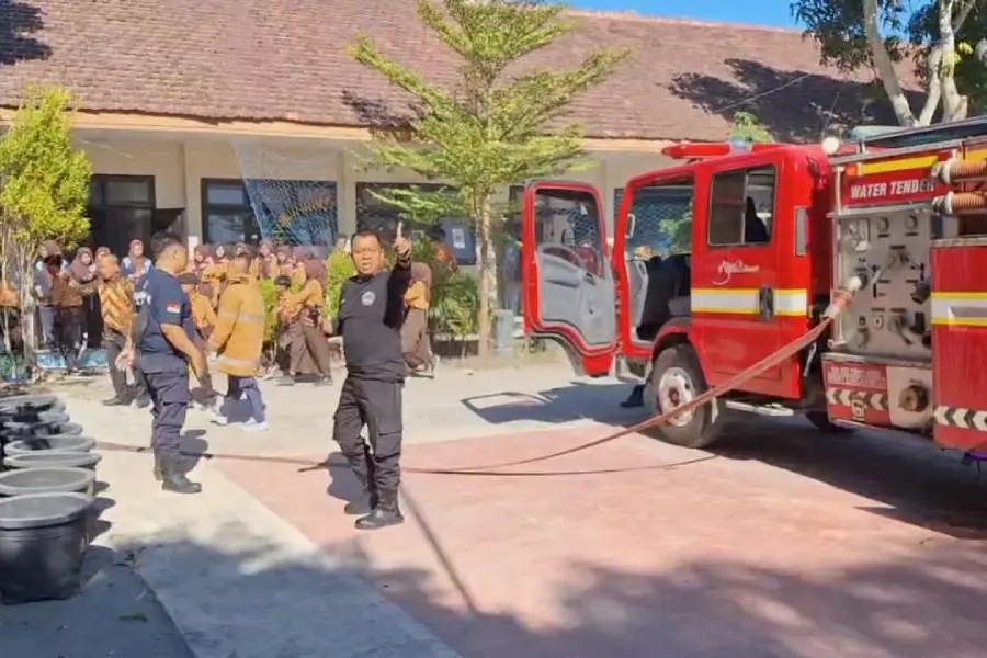 Gudang SMPN Kedunggalar Terbakar, Polisi Selidiki Penyebab
