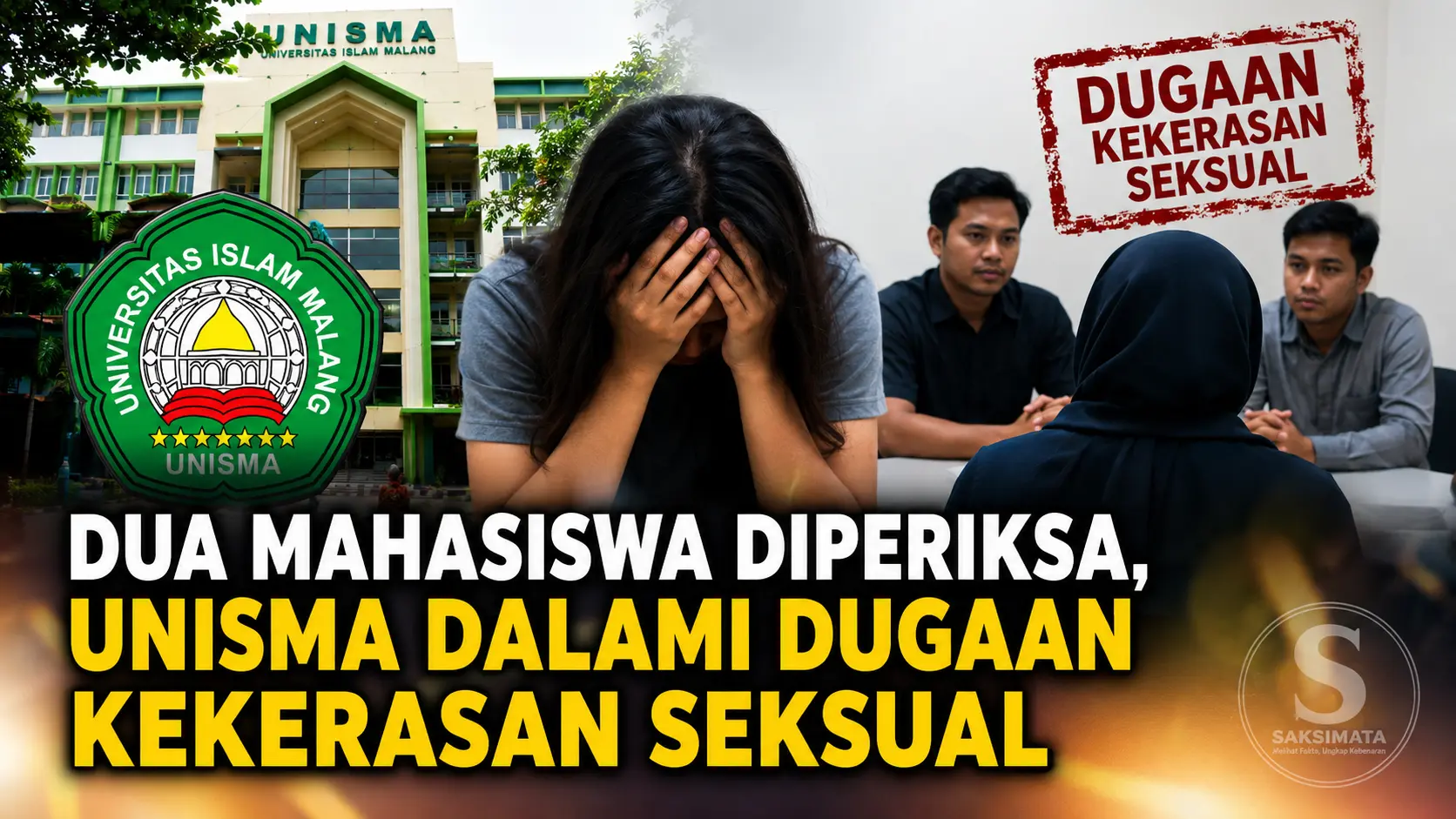 Ilustrasi Dua Mahasiswa Diperiksa, Unisma Dalami Dugaan Kekerasan Seksual