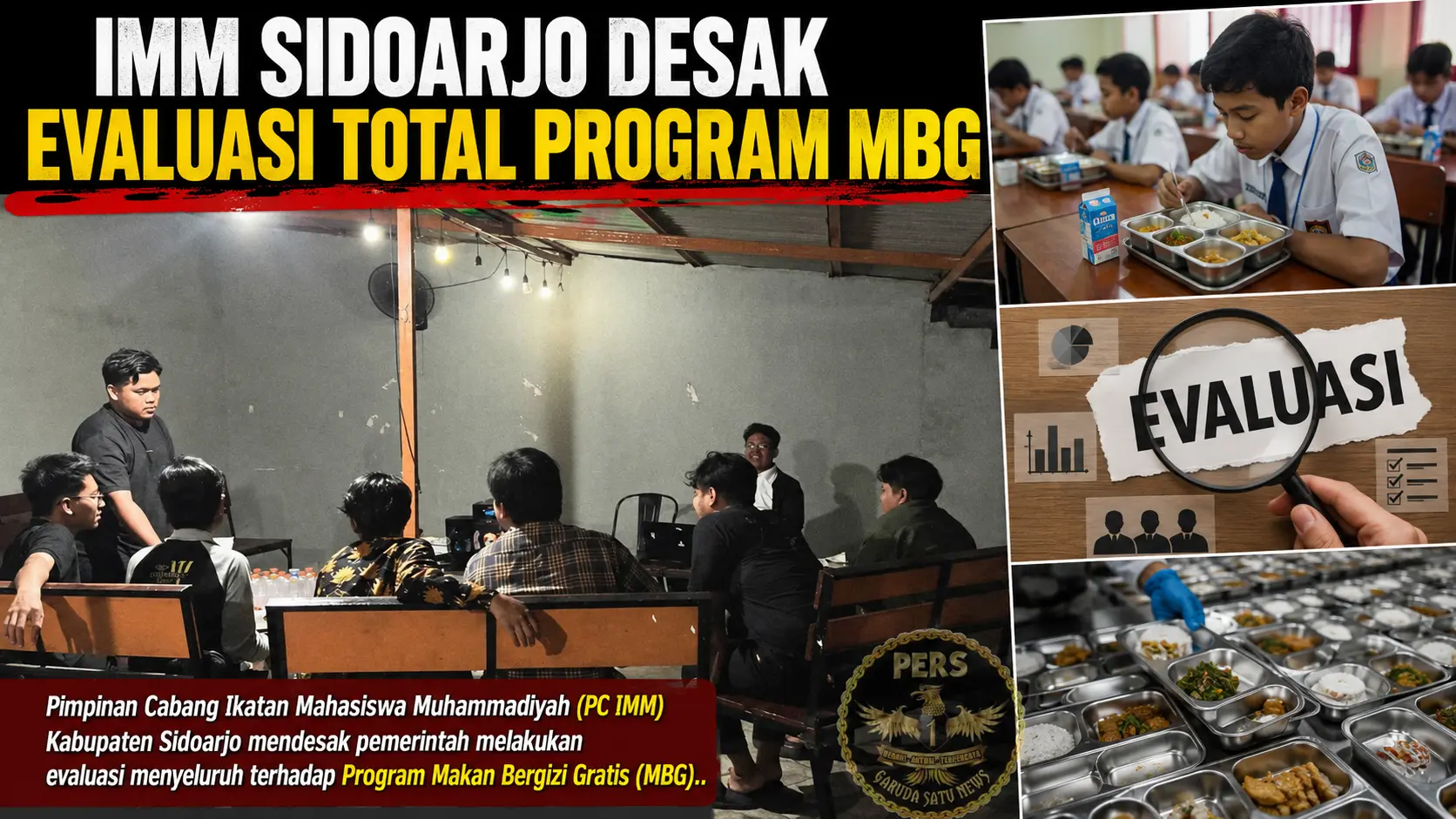 IMM Sidoarjo Desak Evaluasi Total Program MBG