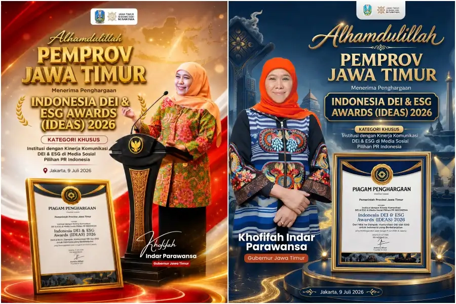 Jatim-Raih-Penghargaan-Komunikasi-DEI-dan-ESG-Nasional