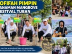 Khofifah Pimpin Penanaman Mangrove di Festival Tuban