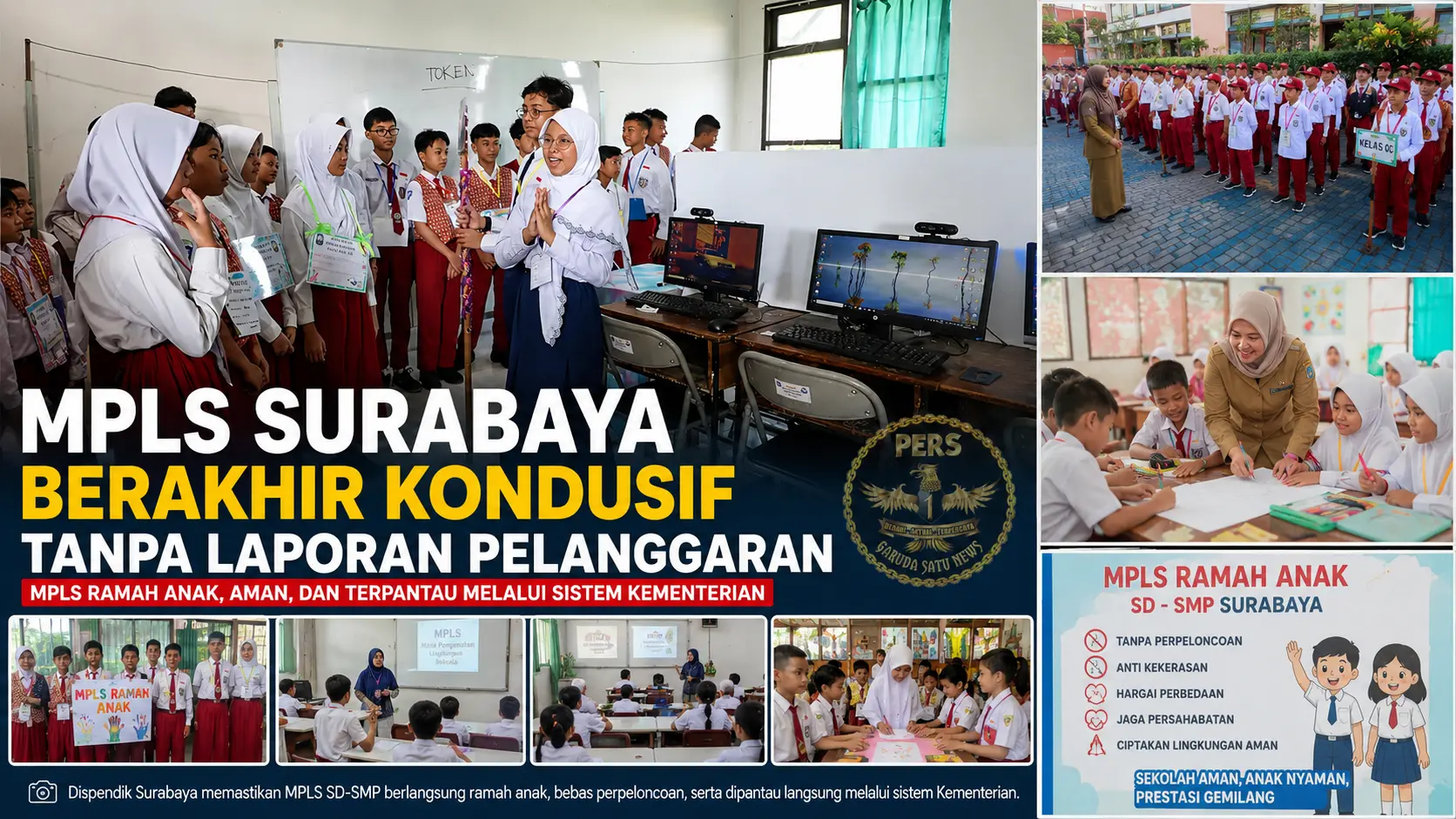 MPLS Surabaya Berakhir Kondusif Tanpa Laporan Pelanggaran