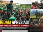 Pangdam-Apresiasi-Kinerja-Satgas-Yonif-521-di-Papua Pangdam-Apresiasi-Kinerja-Satgas-Yonif-521-di-Papua
