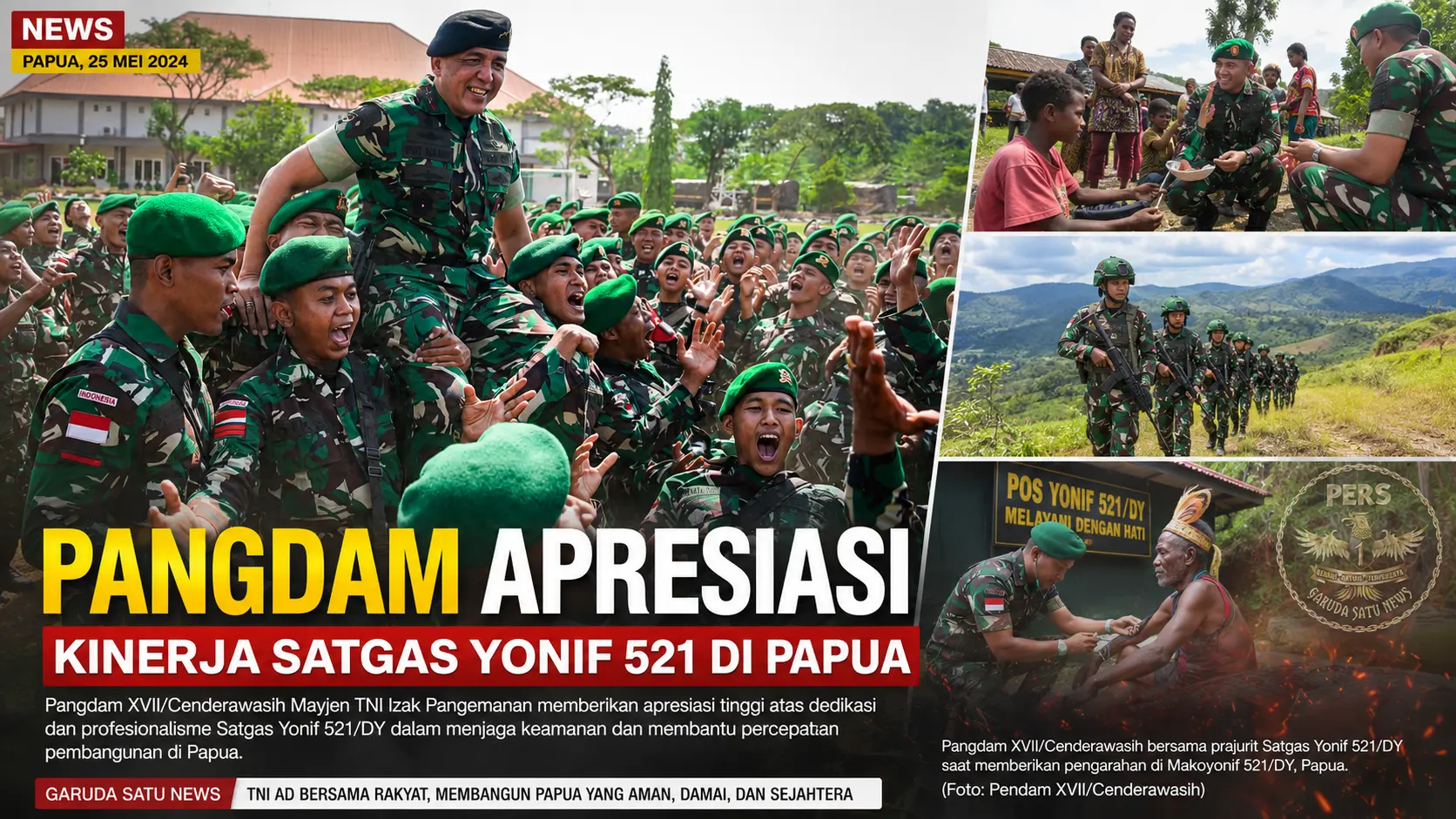 Pangdam-Apresiasi-Kinerja-Satgas-Yonif-521-di-Papua