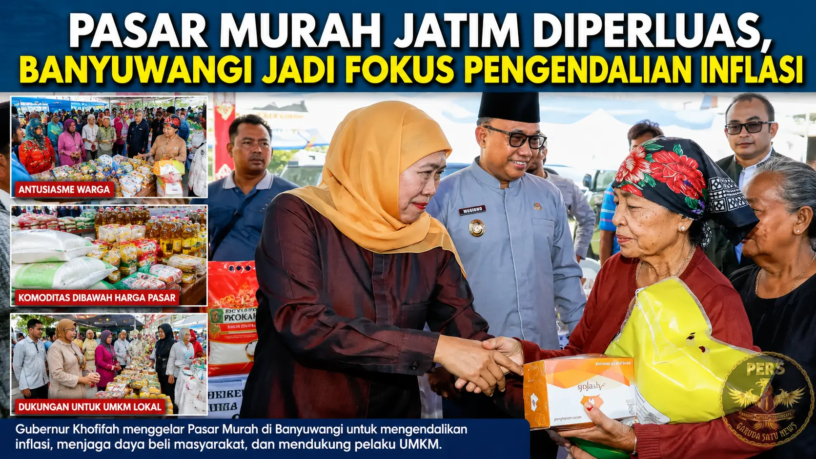 Pasar Murah Jatim Diperluas, Banyuwangi Jadi Fokus Pengendalian Inflasi