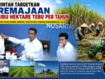 Pemerintah Targetkan Peremajaan 100 Ribu Hektare Tebu per Tahun