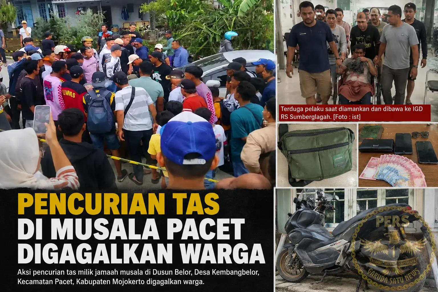 Pencurian Tas di Musala Pacet Digagalkan Warga