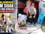 Petugas Verifikasi STBM Sidak Rumah dan Sekolah