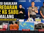 Polisi Gagalkan Peredaran 3,2 Kg Sabu di Malang Polisi Gagalkan Peredaran 3,2 Kg Sabu di Malang