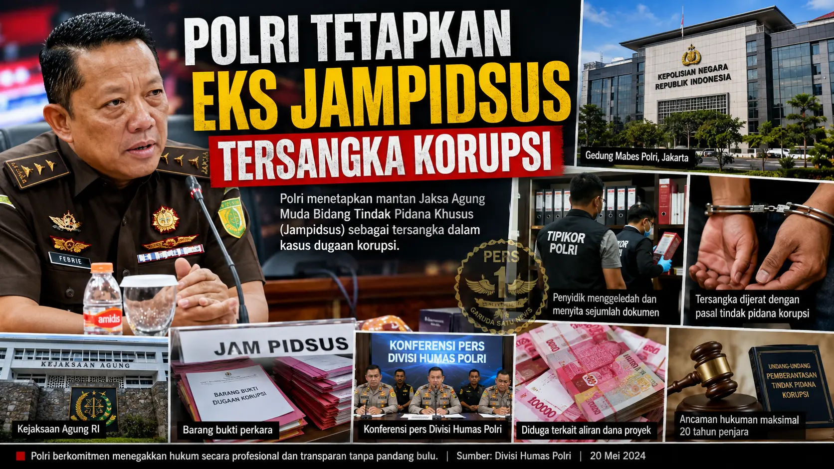 Polri-Tetapkan-Eks-Jampidsus-Tersangka-Korupsi