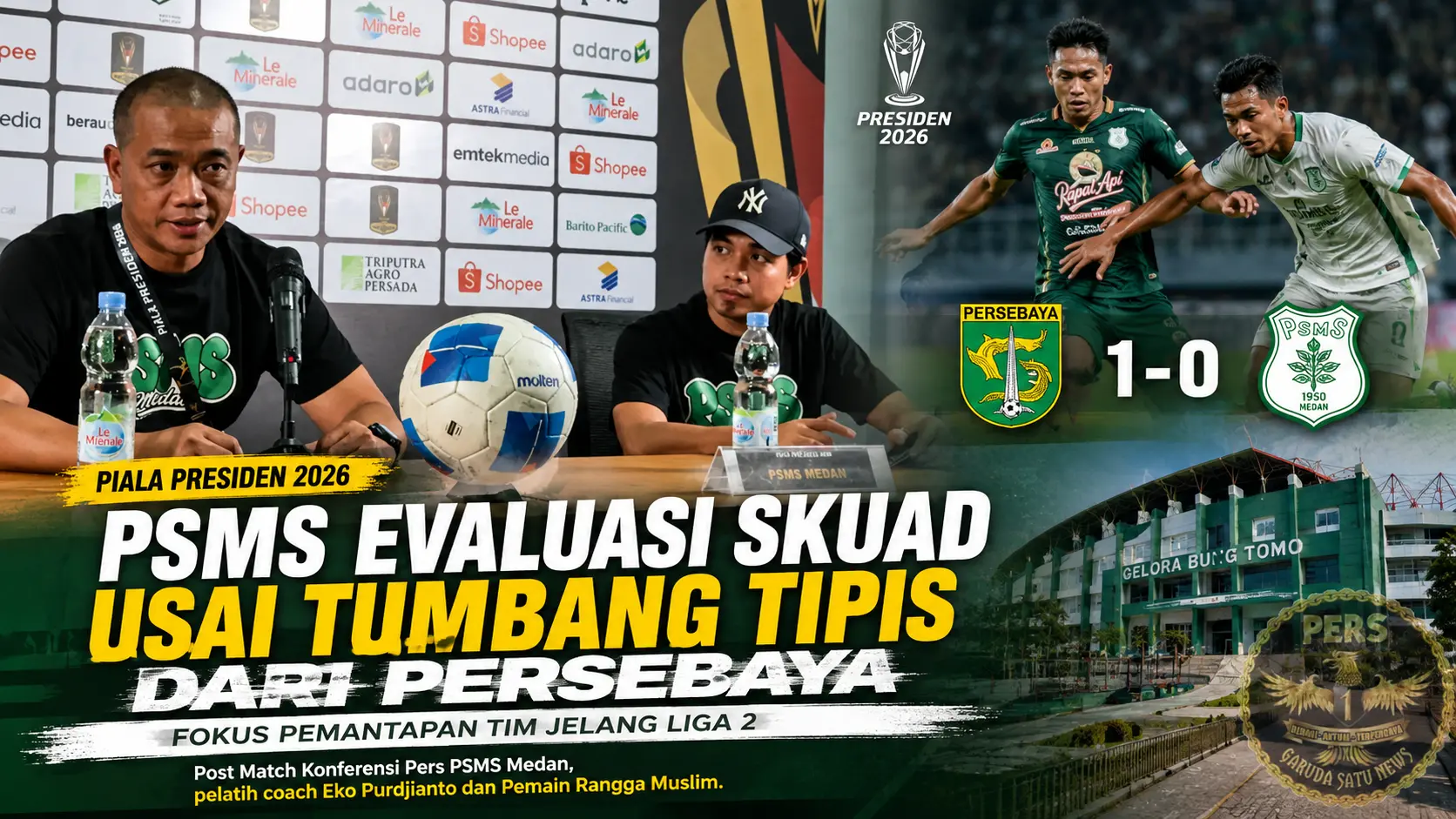 PSMS Evaluasi Skuad Usai Tumbang Tipis dari Persebaya