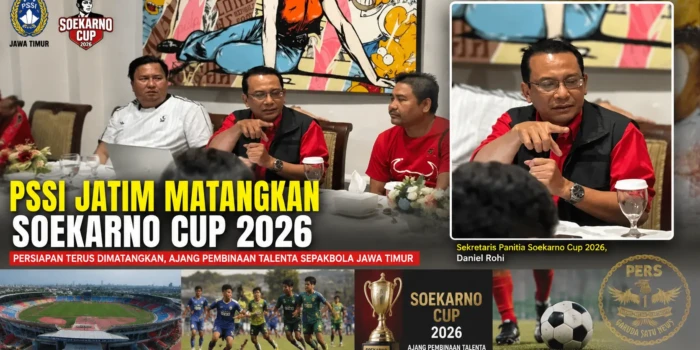 PSSI Jatim Matangkan Soekarno Cup 2026 PSSI Jatim Matangkan Soekarno Cup 2026