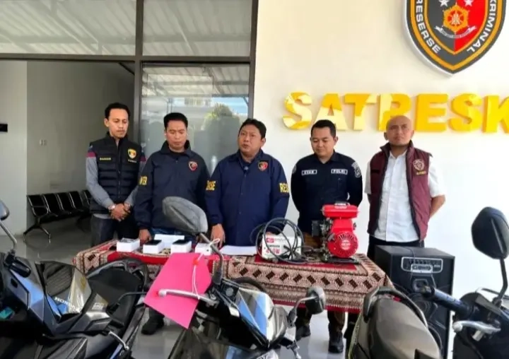 Satreskrim Polres Pamekasan Bongkar Tujuh Kasus Pencurian
