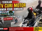 Sejoli Terekam CCTV Curi Motor Karyawan RSUD Jombang