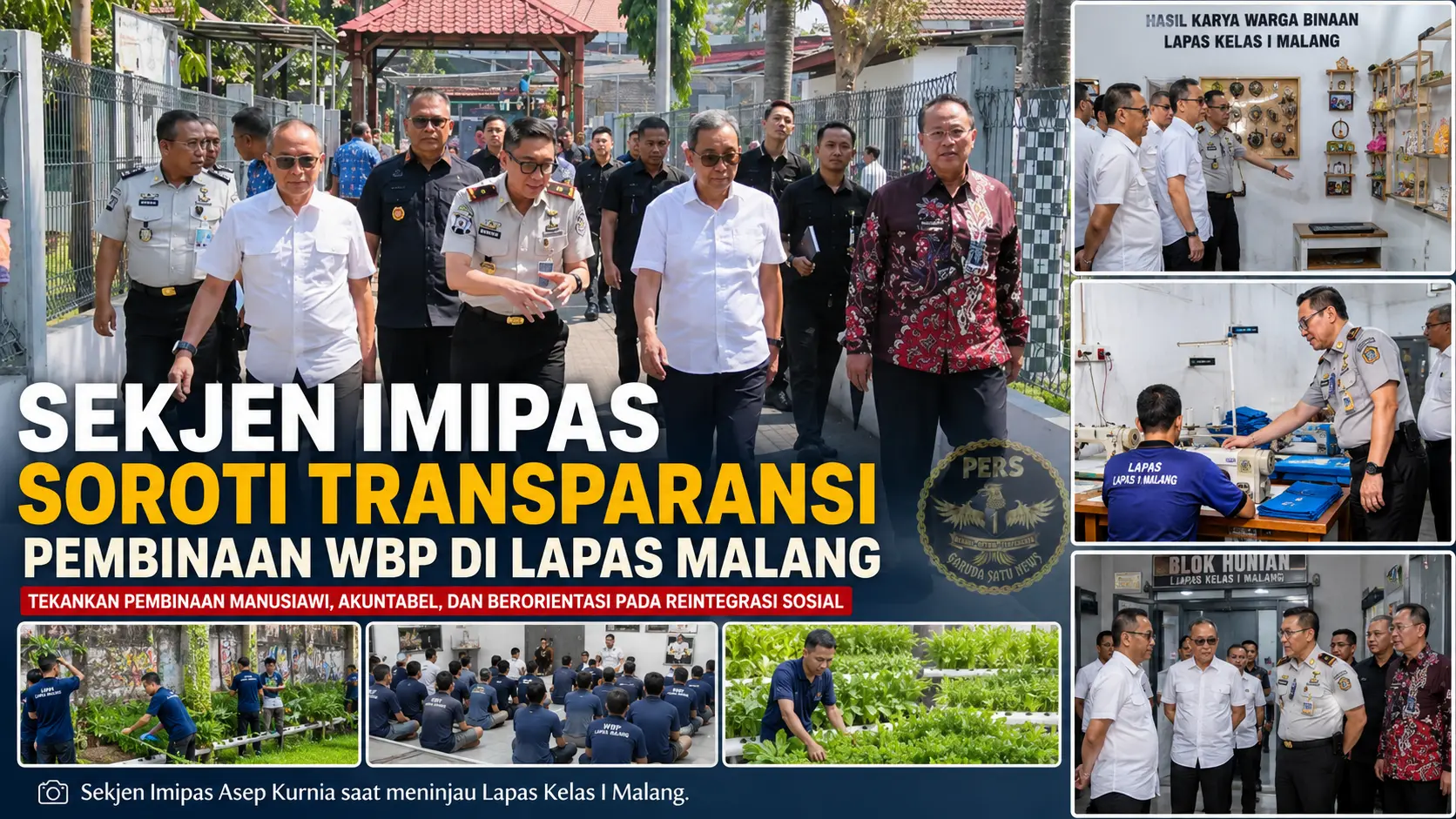 Sekjen Imipas Soroti Transparansi Pembinaan WBP di Lapas Malang