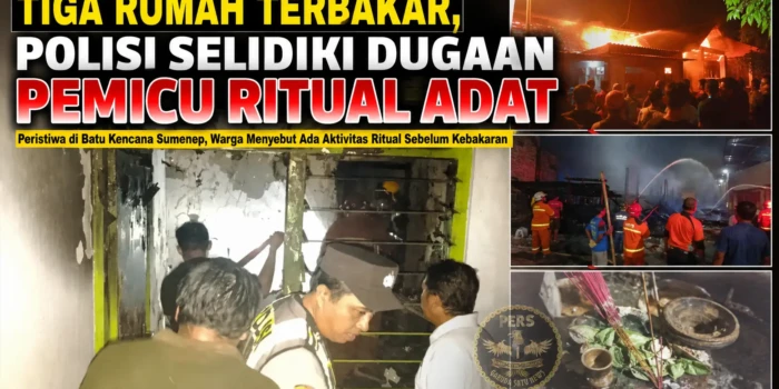 Tiga Rumah Terbakar, Polisi Selidiki Dugaan Pemicu Ritual Adat Tiga Rumah Terbakar, Polisi Selidiki Dugaan Pemicu Ritual Adat