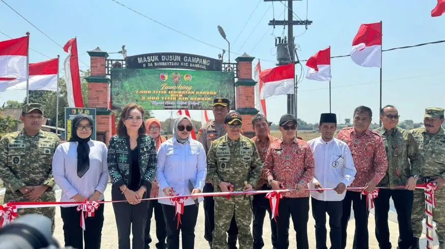 12 Jembatan Garuda Buka Akses Warga Mojokerto
