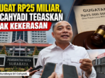 Digugat Rp25 Miliar, Eri Cahyadi Tegaskan Tolak Kekerasan Digugat Rp25 Miliar, Eri Cahyadi Tegaskan Tolak Kekerasan