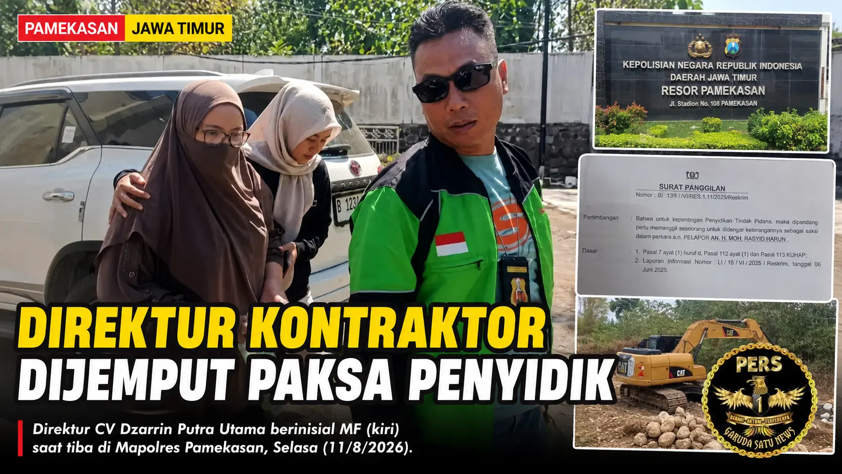 Direktur Kontraktor Dijemput Paksa Penyidik