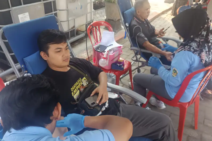 Donor Darah Warnai Perayaan HUT RI di Sukorejo Madiun