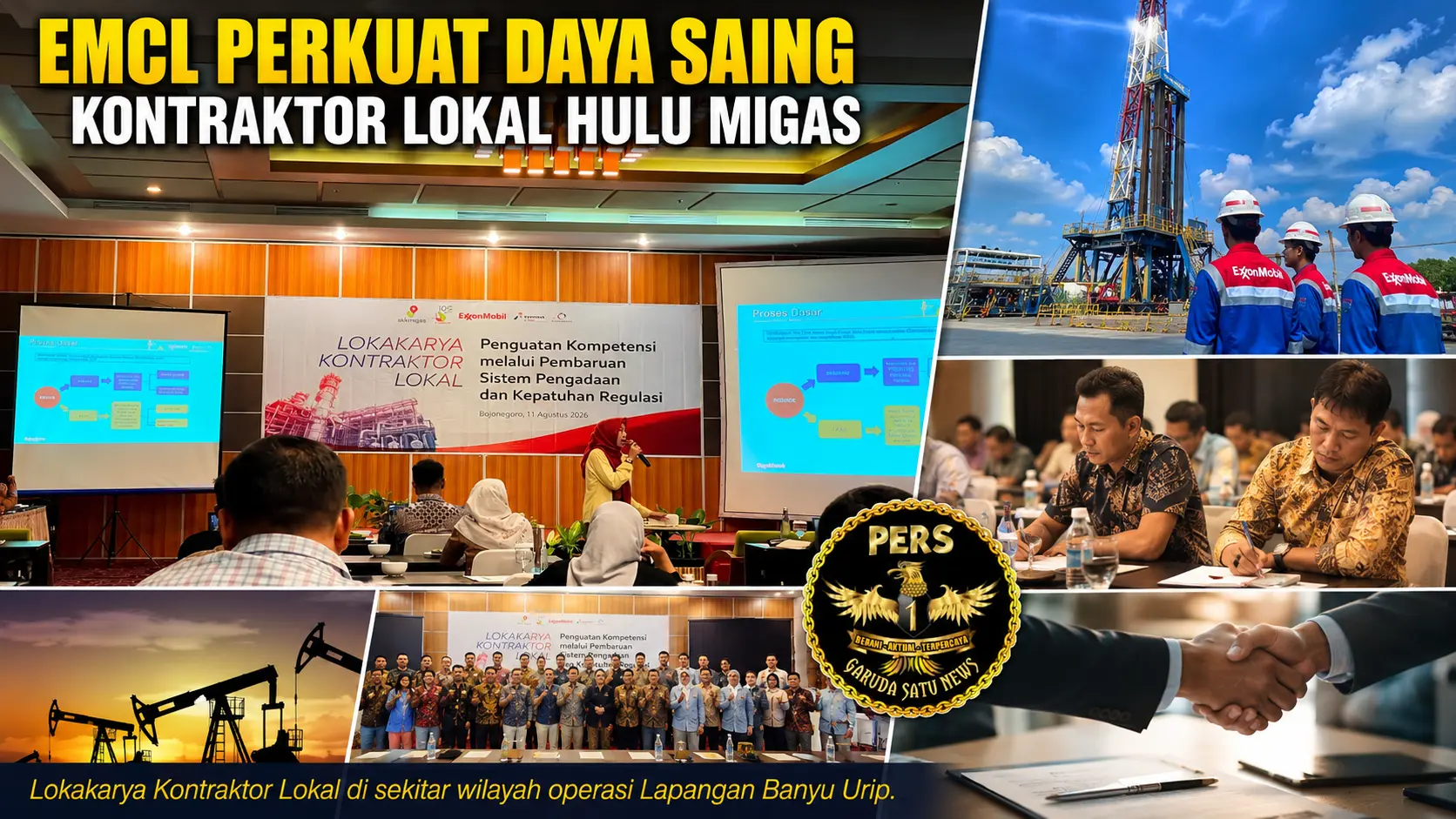 EMCL Perkuat Daya Saing Kontraktor Lokal Hulu Migas