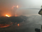 Gudang Serbuk Kayu PT Kaliandra Gresik Terbakar Gudang Serbuk Kayu PT Kaliandra Gresik Terbakar