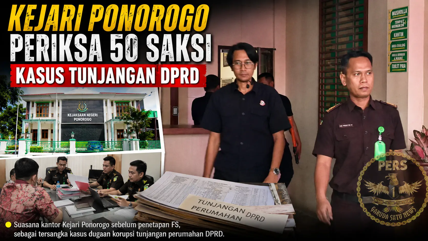 Kejari Ponorogo Periksa 50 Saksi Kasus Tunjangan DPRD