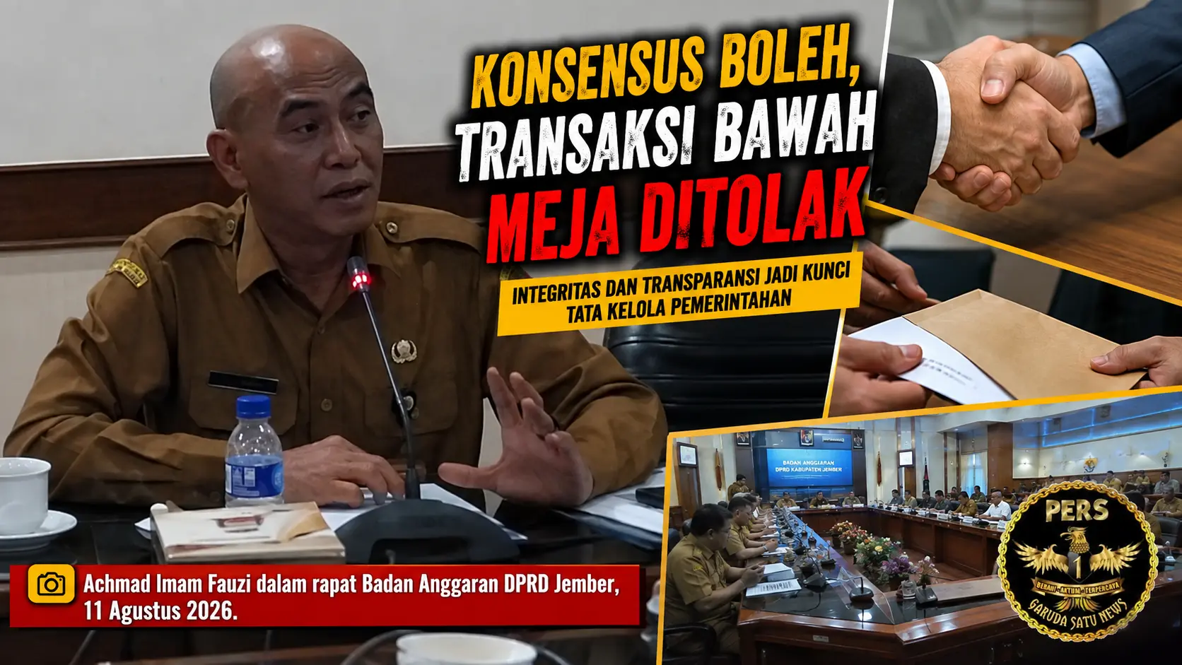 Konsensus Boleh, Transaksi Bawah Meja Ditolak