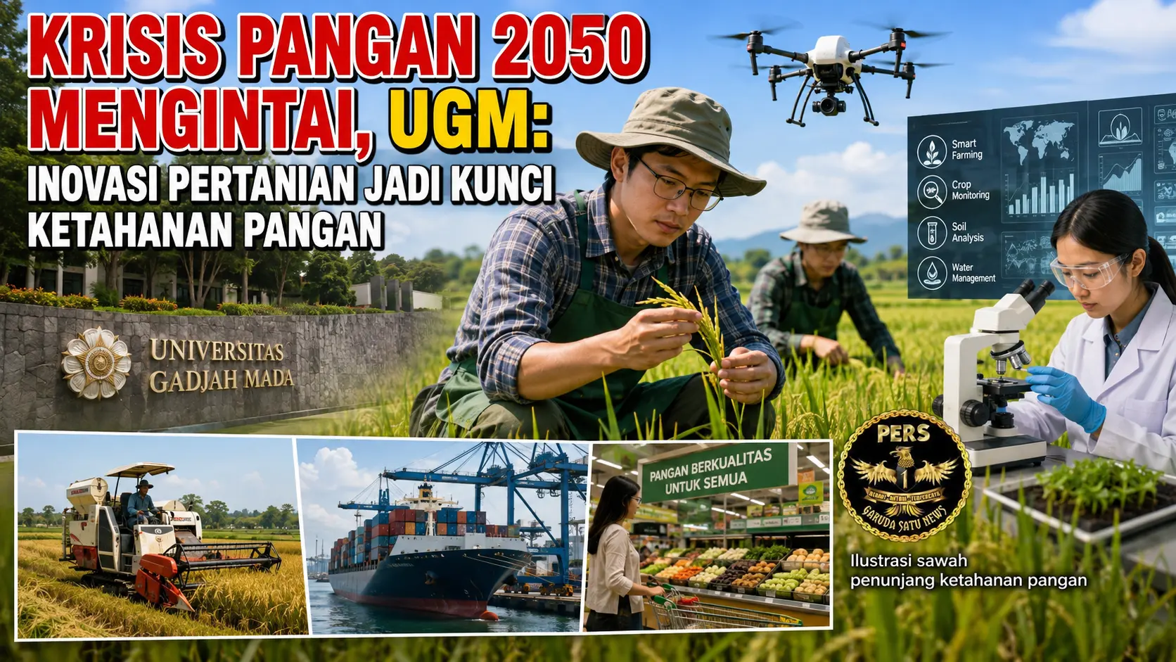Krisis Pangan 2050 Mengintai, Inovasi Pertanian Jadi Kunci