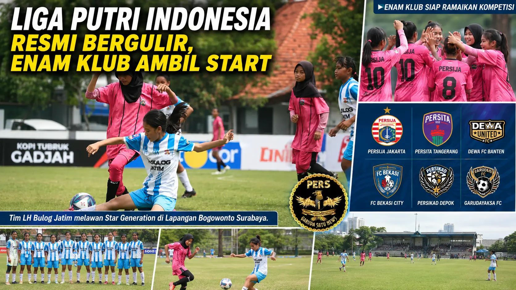 Liga Putri Indonesia Resmi Bergulir, Enam Klub Ambil Start