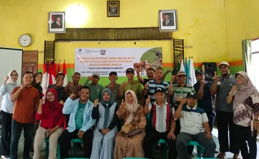 Limbah Peternakan Desa Tales Diolah Jadi Maggot